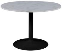 Stalas Tandel, balta sp./juoda sp., 110 cm x 110 cm x 75 cm