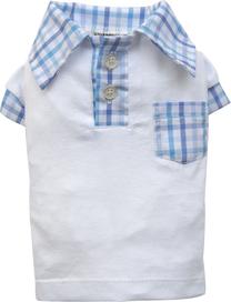 Marškinėliai šuniui DoggyDolly Polo DD-T501-XXL, balta sp., XXL