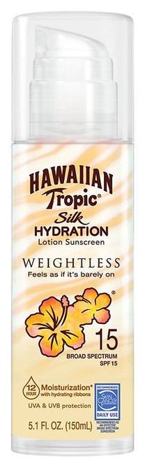 Losjonas įdegio priežiūrai Hawaiian Tropic Silk Hydration Weightless SPF15, 150 ml