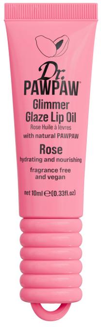 Lūpų aliejus Dr. Paw Paw Glimmer Glaze, 10 ml, rose