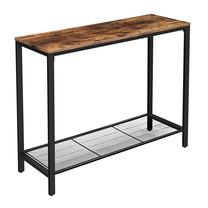 Консольный стол Songmics, коричневый цв./черный цв., 100 см x 35 см x 80 см