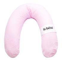 Grūtnieču spilvens La bebe Cotton Rich Pink Flanel, rozā krās.