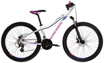 Dviratis kalnų Kross, 27.5 ", XS rėmas, balta sp./rožinė sp./violetinė sp.