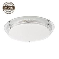 Valgusti lagi Domoletti 16626-YL, LED, 4000 °K, 1 x 24 W, valge v. / kroom v.