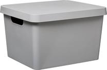 Uzglabāšanas kaste ar vāku, paredzēts uzglabāšanai/rotaļlietām 5five Simply Smart, 17 l, pelēka krās., 28.2 x 37.5 x 22 cm