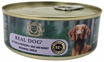Šlapias šunų maistas Real Dog Super Premium Adult, jautiena/triušiena, 0.24 kg