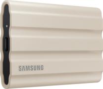 Kietasis diskas Samsung T7 Shield, SSD, 1 TB, šviesiai ruda sp.