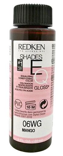 Kраска для волос Redken Shades EQ Gloss, mango цв., 06WG, 180 мл
