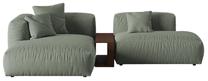 Modulinė sofa Micadoni Martina, šviesiai žalia sp., kairinė, 292 x 176 cm x 75 cm