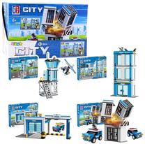 Konstruktorius Lean Toys City Police, 190 vnt., (spalva/dizainas parenkami atsitiktine tvarka)