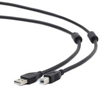 Laidas Gembird, USB 2.0 B male, 3 m, juoda sp.