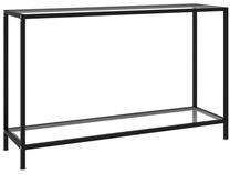 Konsoles galds VLX, caurspīdīga krās./melna krās., 120 cm x 35 cm x 75 cm