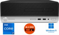 Stacionarus kompiuteris HP ProDesk 400 G6 SFF, atnaujintas i7-9700, 512 GB, DDR4 32 GB, SSD 512 GB, Intel UHD Graphics 630 Dynamic, Windows 11 Pro