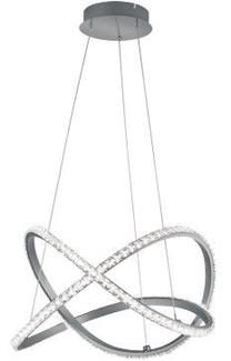 Valgusti rippuv Trio Rubin R32021105, LED, 1 x 26 W, alumiinium v. / läbipaistev v.