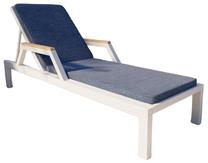 Lauko gultas Kalune Design Atlantis 991DVN1705, mėlyna sp./balta sp., 200 cm x 65 cm x 35 cm