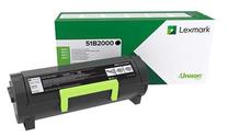 Tonerių kasetė Lexmark 51B2000, juoda sp.