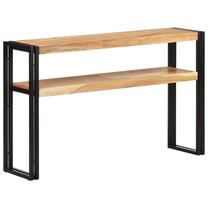 Konsoles galds VLX 321100, melns krās./gaiši brūna krās., 30 cm x 120 cm x 75 cm