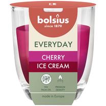 Žvakė, aromatinė Bolsius Cherry Ice Cream, 21 h, raudona sp./rožinė sp.