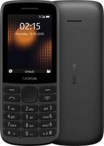 Prekė su pažeista pakuote. Mygtukinis telefonas Nokia 215 4G, 128 MB, juoda sp.