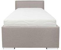 Lova viengulė Anadia, 90 x 200 cm, balta/pilka, be čiužinio