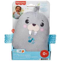 Развивающая игрушка для младенца Mattel Fisher Price Chill Vibes Walrus Soother, 17 см, серый цв.