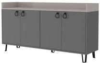 Spintelė Kalune Design Dea 855DTE4201, antracito sp., 140 cm x 36 cm x 80 cm