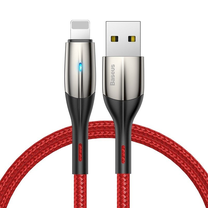 Laidas Baseus C09, Lightning/USB, 200 cm, raudona sp.