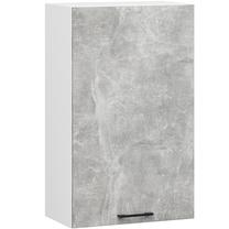 Viršutinė virtuvinė spintelė Akord Oliwia, balta/pilka, 50 cm x 30 cm x 72 cm