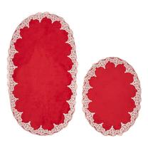 Комплект ковриков для ванны Foutastic Zara P 299ANR1497, красный цв., 115 см x 65 см
