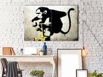 Reprodukcija Artgeist Monkey Detonator By Banksy HK6342-XL, 90 cm x 60 cm