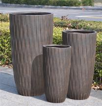 Gėlių vazonas Domoletti LT13918-2S, keramika/molis, Ø 32 cm, ruda sp.