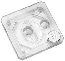Vandens blokas EK Water Blocks EK-Quantum Velocity Top w/Badge - Plexi, skaidri sp.