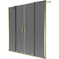 Vannas siena Mexen Velar Duo, 160 cm x 150 cm, zelta krās./grafīta krās./gold/tonētais
