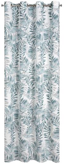 Naktinė užuolaida ZKPL-01, kreminė sp./mėlyna sp., 140 cm x 250 cm