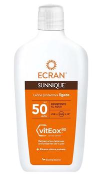 Pienelis įdegio priežiūrai kūnui Ecran Sunnique SPF50, 370 ml