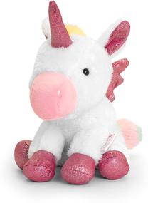 Mīkstā rotaļlieta Keel Toys Pippins Pegasus, balta krās./rozā krās., 14 cm