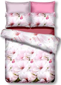 Patalynės užvalkalų komplektas DecoKing Emerald, rožinis, 200 x 200 cm