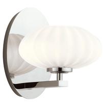 Valgusti seinale Elstead Lighting Pim, G9, 3000 °K, 1 x 3 W, valge v. / kroom v., 17.9 x 21.9 cm
