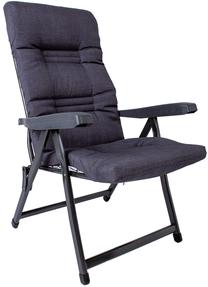 Lauko kėdė Home4you Cervino, pilka sp., 70 cm