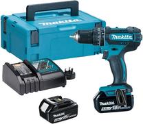 Smūginis gręžtuvas Makita DHP482RTJ, 18 V, 5000 mAh Prekė su pažeista pakuote.