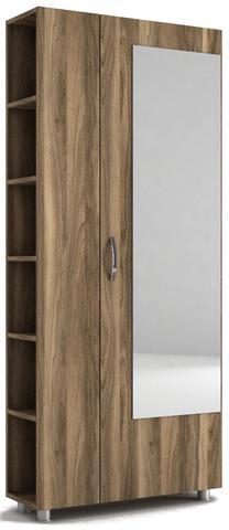 Шкаф для прихожей Kalune Design Meyra, ореховый цв., 80 см x 28.6 см x 185 см