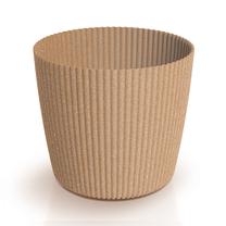 Gėlių vazonas Prosperplast Milly Eco Wood, plastikinis, Ø 30 cm, ruda sp.