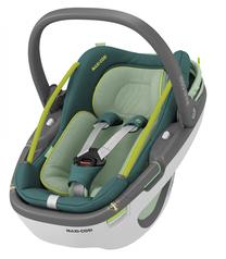 Nešiojama autokėdutė su lopšiu Maxi-Cosi Coral 360, žalia sp./pilka sp., 0 - 12 kg