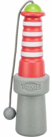 Rotaļlieta sunim, graužammanta suņiem Trixie Aqua Toy Lighthouse, 26 cm, balta krās./sarkana krās./pelēka krās., 26 cm