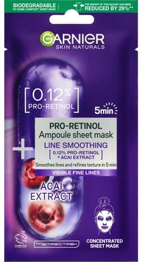 Маска для лица Garnier Pro-Retinol Ampoule Sheet Face Mask, 30+