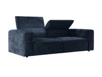 Sofa Micadoni Cruz, tamsiai mėlyna sp., 234 x 103 cm x 74 cm
