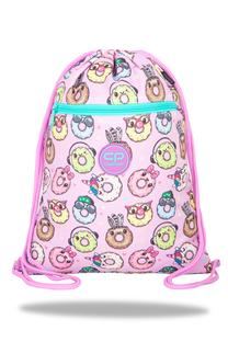 Apavu soma CoolPack Happy Donuts, zila krās./rozā krās., 42.5 cm x 32.5 cm x 1.5 cm