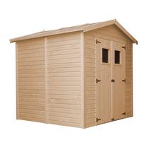 Sodo sandėliukas Timbela M351, 222 cm x 233 cm x 228 cm, rusva sp.