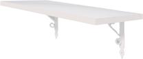 Sieninė lentyna Kalune Design Retro 775DCM1739, balta sp., 60 cm x 14 cm x 20 cm