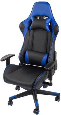 Игровой стул Verk Group 01610_N, 54 x 70 x 124 - 131 см, синий цв./черный цв.
